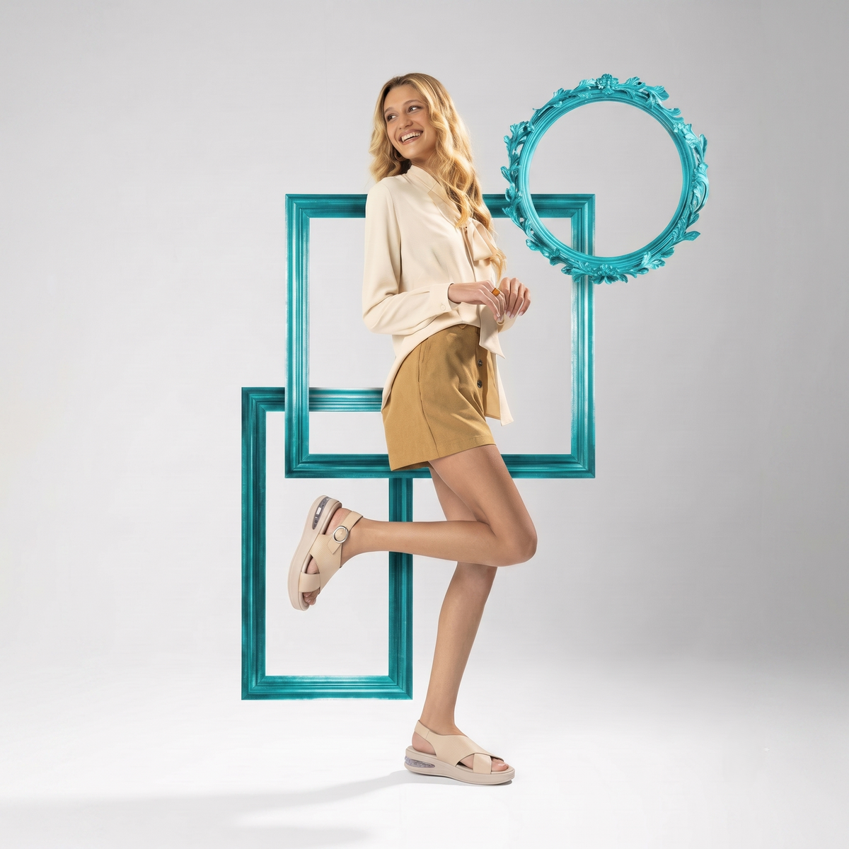 SOFT STEP - Anabela Sandal_ 599002